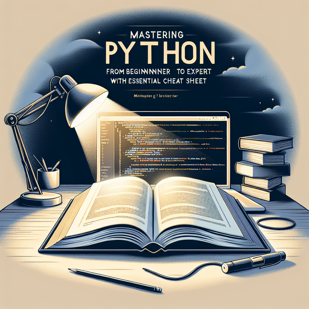 Mastering Python: From Beginner to Expert with Essential Cheat Sheet